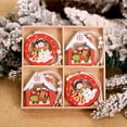 thumbnail image 2 of 12/9Pcs Christmas Wooden Pendant Snowflake Xmas Tree Hanging Ornaments Christmas Decorations for Home Navidad Gift New Year 2023, 2 of 5