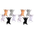 thumbnail image 1 of 10Pcs Dancing Cats Pencil Holder, Cat Pen Holder Mobile Phone Holder, Cute Cat Figure Cat Earphone Holder Cat Gifts for Cat Lovers Home Decoration Orn, 1 of 5