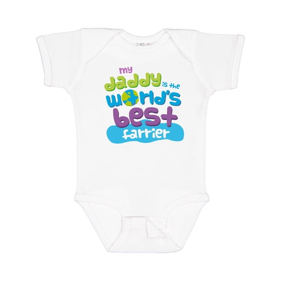 Inktastic Farrier Quote Boys or Girls Baby Bodysuit