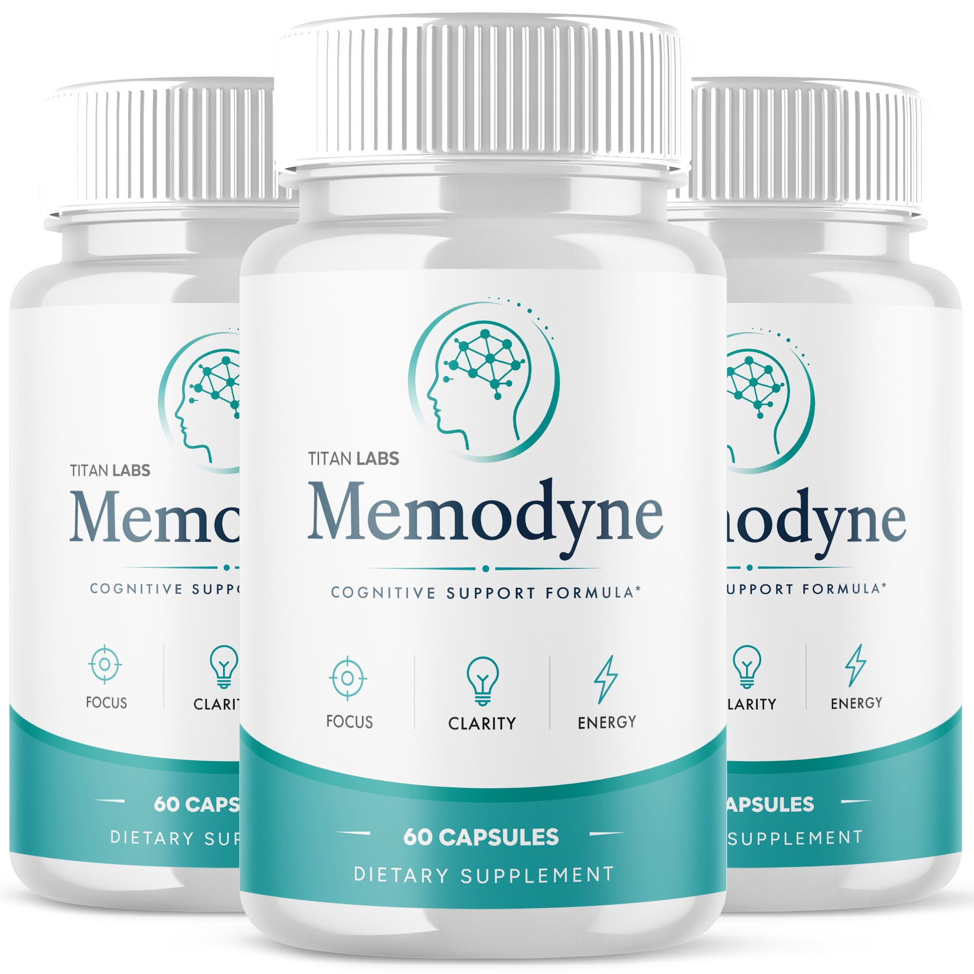Memodyne Advanced Brain Support Pills Formula Supplement Memo Dyne Capsules (3 Pack)