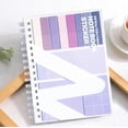 thumbnail image 1 of shyuyusa Loose-Leaf Notebook with Sticky Note Multi-Functional Writing Pad for Daily Log Work Note and Life Record Keeping, 1 of 6