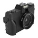 thumbnail image 1 of Vlogging Camera, Cámarae Digital de 3 Pulgadas Ultra HD Wifi Con Luz Flash para Fotogramación, 1 of 7