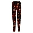 thumbnail image 5 of Outfmvch Christmas Leggings for Women Christmas Pants for Women Thermal Leggings for Women Sweatpants Women’s Leggings Joggers for Women Womens Cargo Pants Orange 5xl, 5 of 6