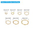 thumbnail image 2 of Uxcell 1 Set Jewelry Making Accessories Set, Open Jump Ring Gold Tone, 2 of 6