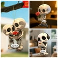 thumbnail image 3 of Hangs Skeleton Car Ornament - Acrylic Rearview Accessories for Couples and Home Decoration Unique Hangable Skeleton Design for Trucks and Cars, 3 of 6