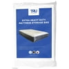 Heavy Duty Mattress Storage Bag - Extra Thick 4 Mil - Fits Standard, Extra Long, Pillow Top Sizes - Durable for Moving and Long Term Storage - Twin Size / Twin XL / Split King - TRU Lite Bedding