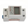 DDS6619 5 80A 230V Single Phase Energy Meter LCD Display Digital KWh ...