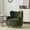 Olive Green, variant on Christopher Knight Home Mid-Century Modern Velvet Wingback Accent Chair with Birch Legs, Camel
