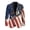 American Flag Butterfly Print, variant on Polyester Suit Jacket for Casual Business, Solid Modern Blazer, Mexico Flag Pattern