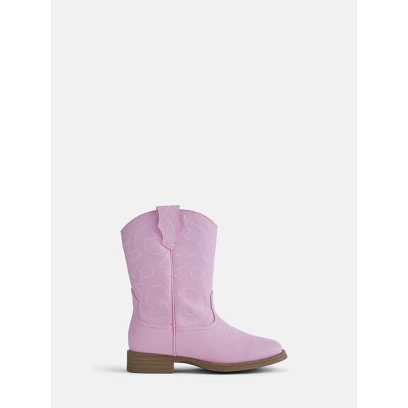 Wonder Nation Toddler & Big Girls Western Cowboy Boots