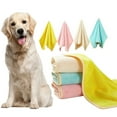 thumbnail image 2 of NIBOLOG Pet Bath Towel Fine Workmanship Super Absorbent Fiber Pet Dog Bath Towel for Puppy, 2 of 8