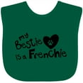 thumbnail image 3 of Inktastic Bestie Frenchie Boys or Girls Baby Bib, 3 of 4