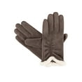 thumbnail image 4 of Isotoner Women's Stretch Microsuede Touchscreen Gloves, Brown, 4 of 6