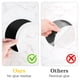 thumbnail image 4 of 36 puntos de vinilo negros para suelo IKAYAS, 15 cm, resistentes al agua, 4 of 7