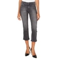 thumbnail image 1 of M1858 Lucy Mid-Rise Cropped Flared Jeans (Black), 1 of 1