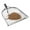 A, variant on Stainless Steel Filter Soil Shovel Sieve Tool with Comfortable Handle for Efficient Sifting and Cleaning in Garden Yard