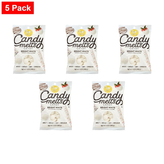 Wilton Candy Melts Bright White 12 oz - 5 Pack