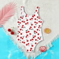 thumbnail image 2 of mgoYE Toddler Girl Swimsuit 4t Little Girls One Piece Swimsuits Summer Beach Swimwear Bathing Suit for Beach(White,4-5 Years), 2 of 5