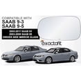 thumbnail image 3 of exactafit 8191L Driver Side Mirror Glass Replacement Fits Saab 2003-2009 9-5, 2003-2011 9-3 Left Hand 3m Adhesives, 3 of 7