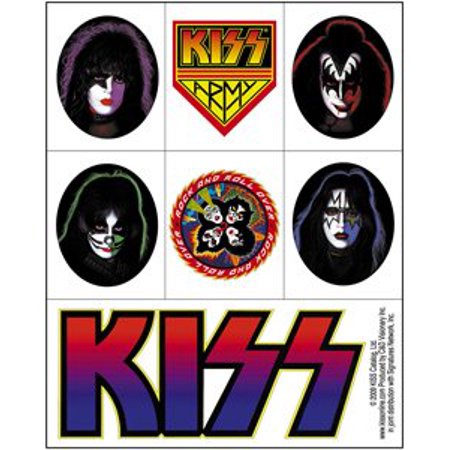 Stickers Dice - Kiss - Assorted - Die Cut Vinyl Sticker Decal