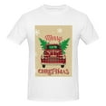 thumbnail image 4 of Bingfone Christmas Vintage Red Truck Men'S Loose Fit Short-Sleeve Pocket T-Shirt, 4 of 7