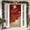 F, variant on Christmas Door Cover Elastic,New Stretch Fabric,79in Funny Front Door Covers,Festive Party Home Decor,F