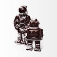 thumbnail image 5 of Silver Metal Robot Shaped Sculpture, 5 of 6