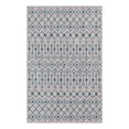 thumbnail image 2 of Unique Loom Outdoor Trellis Collection Area Rug - Tribal Trellis (5' 1" x 8' Rectangle Light Blue/Ivory), 2 of 6