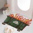 thumbnail image 4 of asddcavvf Interesting Irregular Carpet Interesting Garbage Firefighting Irregular Carpet Carpet Indoor and Outdoor Carpet（The Longest Throw Rugs for Living Room 8x10 Throw Blanket Style Area Rug under, 4 of 5