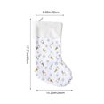 thumbnail image 3 of Christmas White Snowflake Stockings, 18"Large Super Soft Knitted Xmas Stocking for Kids, Christmas Decoration Holiday and Family Stocking for Fireplace Christmas Holiday Party Decoration, 3 of 6