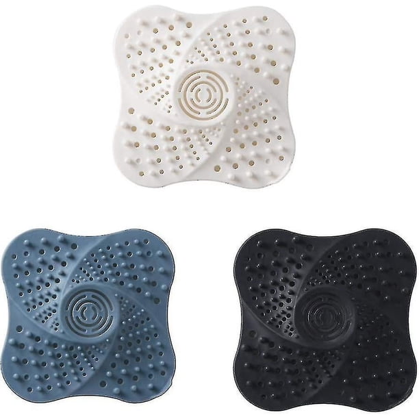 1 Pcs Extensor de bañera de silicona con cubierta de drenaje de baño, colador de fregadero de bañera con ventosa