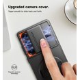 thumbnail image 5 of Suritch Phone Case for Samsung Galaxy S25 Ultra with 360° Rotatable Hand Strap Grip, Invisible Kickstand and Slide Camera Cover, Rugged Shockproof Protective Cover, Black, 5 of 9