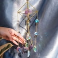 thumbnail image 1 of Colgante de cristal de piedra natural, iluminación de bricolaje, colgante para colgar en la ventana, decoración de piña de aire, 1 of 6