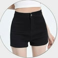thumbnail image 6 of Rezuofi 1 Pcs Jeans Shorts Womens High Waisted Stretchy Sexy Butt-Lifting Hot Denim Shorts, 6 of 9