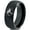 Black Dome Tungsten, variant on Tungsten Cat Dog Pet Lover Yin Yang Band Ring 8mm Men Women Comfort Fit Black Dome Polished