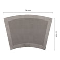 thumbnail image 4 of Unique Bargains Set of 8 Placemats Washable Heat Resistant Table Placemats Gray 18x13in, 4 of 7