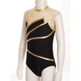 thumbnail image 4 of Venjoe Kids Sleeveless Gymnastics Leotards for Girls Ballet Dance Unitard Activewear One-piece Gold 10, 4 of 7