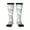 2 Black-1, variant on White Birds Print Thigh High Socks Extra Long Stretchy Sock Women Over Knee High Opaque Stocking Daily Wear