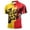 Black, variant on 2026 Soccer Cup Jersey for Men, Polo Collar Short Sleeve National Flag & Ball Graphic Top - Breathable Fan Shirt for Match Day & Casual Wear Black L
