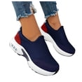 thumbnail image 5 of Rotm Walking Sneakers for Women Womens Sneakers Air Cushion Running Shoes Lightweight Tennis Walking Shoes Mesh Breathable Gym Work Fashion Sneakers Athletic Comfortable Casual Blue,39, 5 of 5