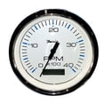 thumbnail image 1 of Tacómetro Faria de 4" con horómetro (4000 RPM) (Diesel) Mech. Takeoff & Var. Ratio Alt, 1 of 1