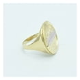 thumbnail image 2 of Diamond-Cut Large Round Last Supper Men’s Adult Ring 10K Yellow White Gold, 8.45 Gr – Goldum NYC, 2 of 4