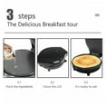 thumbnail image 4 of Electric Crepe Maker, Energy Saving Non Stick Egg Roll Maker Black Fast Heating  For Home, 4 of 8