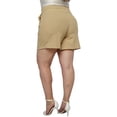 thumbnail image 5 of Short clásico de lino (talla extra), modelo 0136 (Beige) Roman Fashion  SH-ELY-0136-BEIGE, 5 of 5
