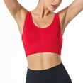 thumbnail image 2 of Lounge Bras Women Back Adjustable No Steel Ring Gather Shockproof Fitness Running Underwear Cotton Bras Women Red XXL, 2 of 6