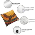 thumbnail image 6 of nygtbtfer Oaxacan Art Throw Pillow Cover Animal Forest Sun Colorful Chaotic Mountain Grass Plant Pillow Decorative Men Women Boy Girl White, 6 of 7