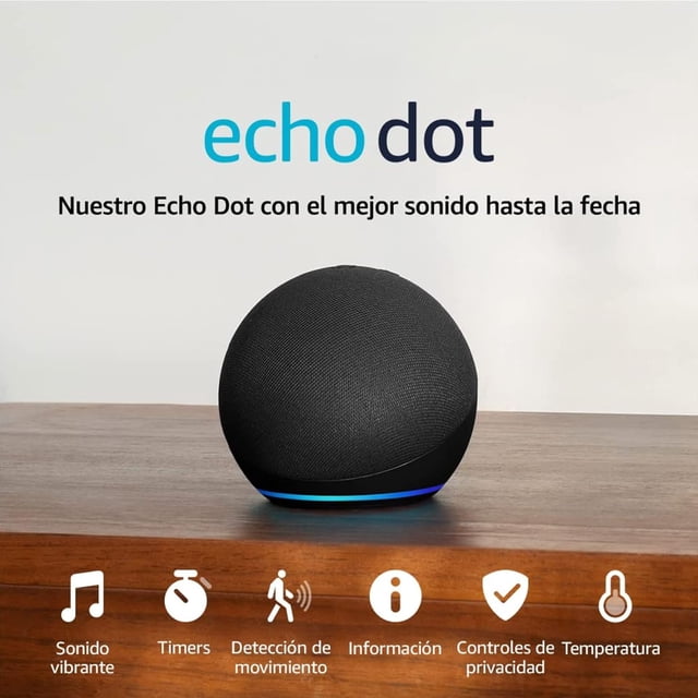 (modelo más reciente): bocina con sonido vibrante, ideal para recámaras, comedores y oficinas (negro)