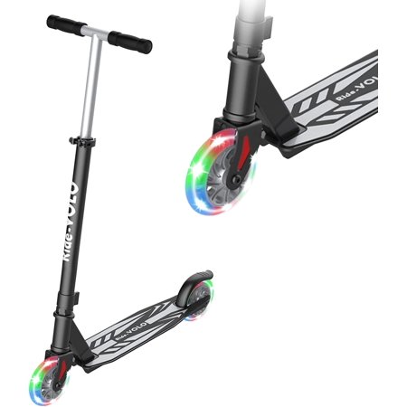 GwlThixion Crazy Cart Trottinette pour Enfants, 5 Longueurs réglables Grand empattement, Charge maximale Roue arrière Crazy Cart avec lumières pour Enfants 6 Ans et Plus 8in-I