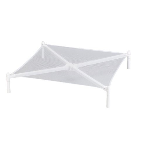 household essentials stackable flat clothes drying rack, mesh surface