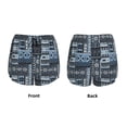 thumbnail image 5 of Lsque Snowflake Vintage Pattern Printed Women's Running Shorts with Liner Pockets,Elastic Quick Dry Workout Athletic Gym Yoga Shorts,Womens High Waist Shorts-, 5 of 9